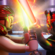 Videojuego Lego Star Wars: La Saga Skywalker para Nintendo Switch, caja con arte del juego y personajes de la famosa serie.