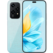 Teléfono Honor 200 Lite con pantalla de 6.7 pulgadas, doble SIM, 256GB de memoria y 8GB de RAM en color negro.