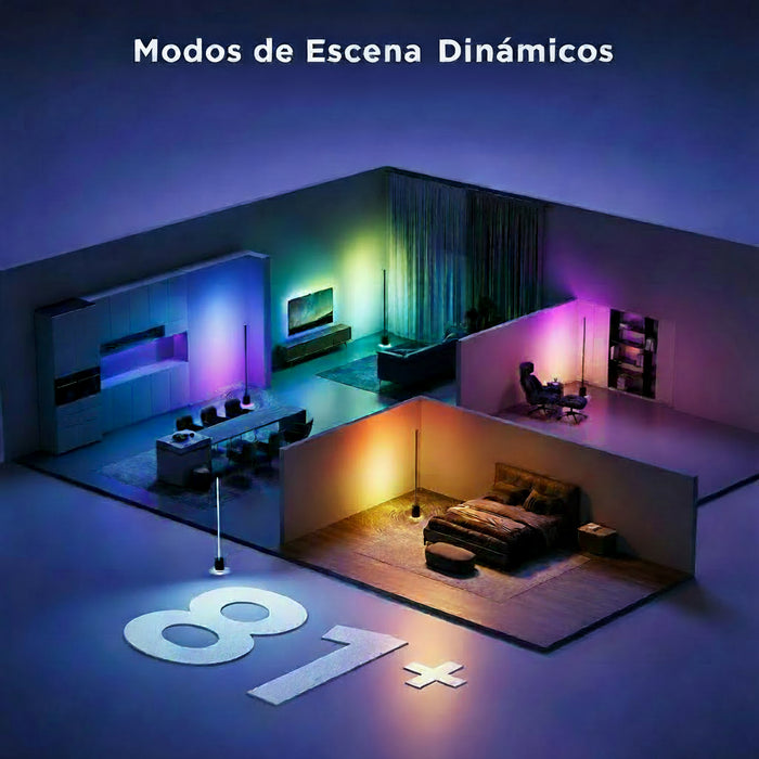 Lámpara de piso con parlante Govee RGBICWW H6079