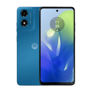 Teléfono Motorola G04 con pantalla de 6.56 pulgadas, doble SIM, 128GB de almacenamiento y 4GB de RAM.