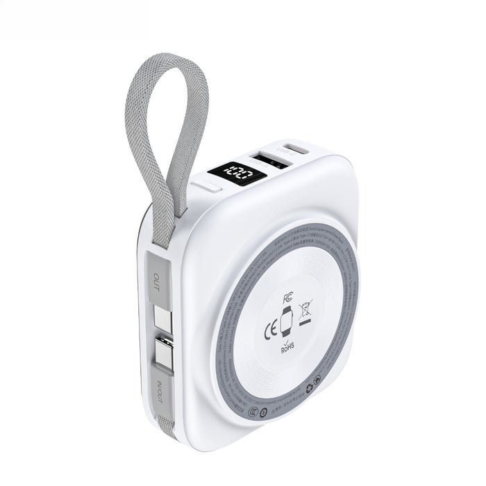 Mini Batería Portátil 10000 mAh 22.5 Watts con Carga Inalámbrica Choetech B697