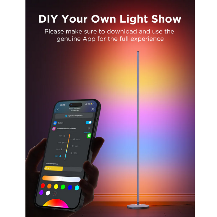 Lámpara de Piso Inteligente Govee RGBICW