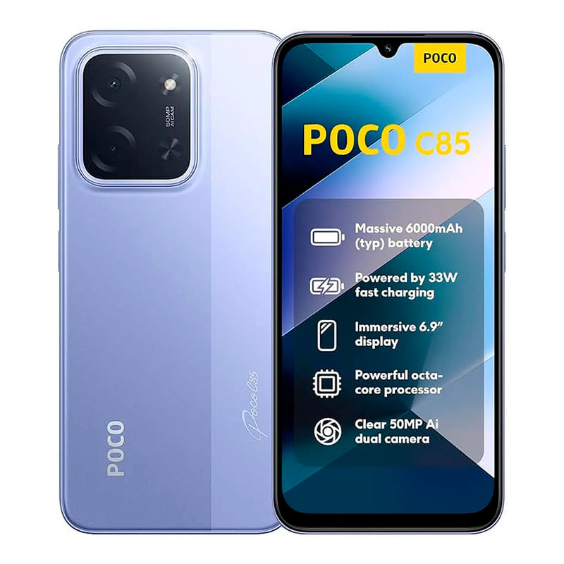 Celular Xiaomi Poco C85 6.9" - Dual SIM - 128B ROM | 6GB RAM