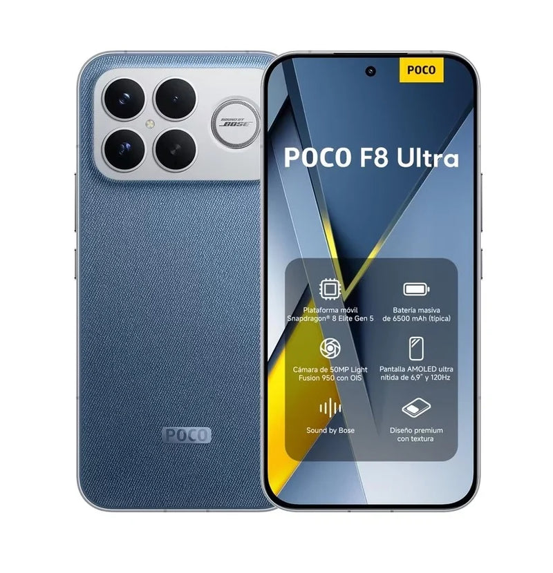 Xiaomi Poco F8 Ultra 5G 6.9" Cell Phone - Dual SIM - 512GB ROM | 16GB RAM