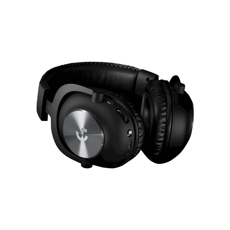 Audífonos gaming Logitech G Pro X inalámbricos con tecnología LIGHTSPEED y sonido envolvente 7.1 canales, en color negro