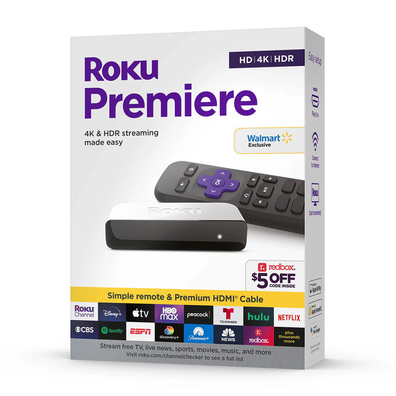 Reproductor de Streaming Roku Premier 4K Ultra HD