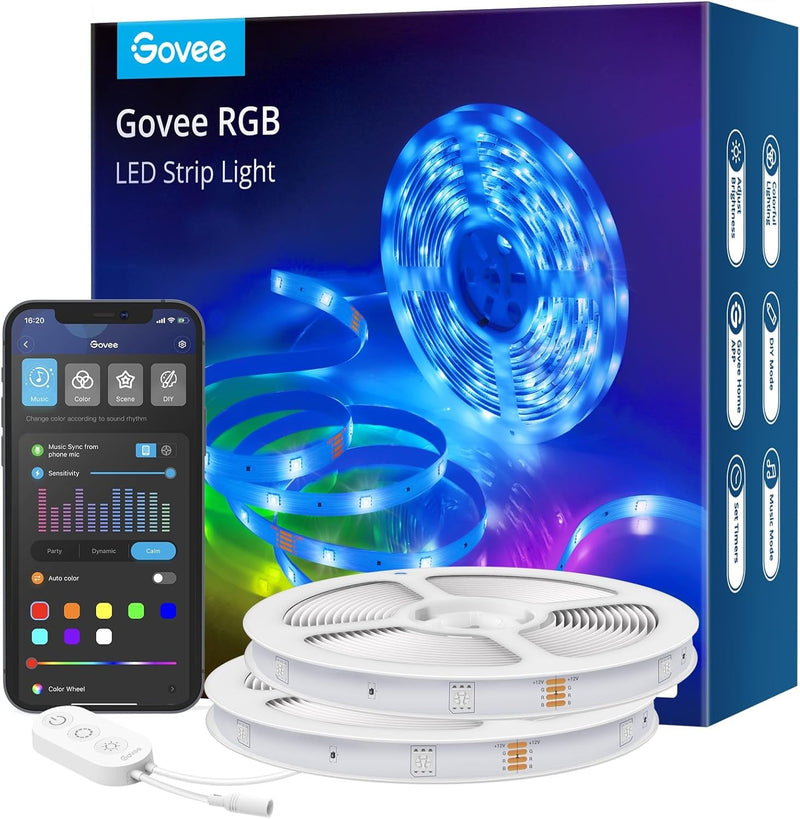 Govee H6110 Wi-Fi RGB Lights 5 Meters x 2 Rolls H61101A3