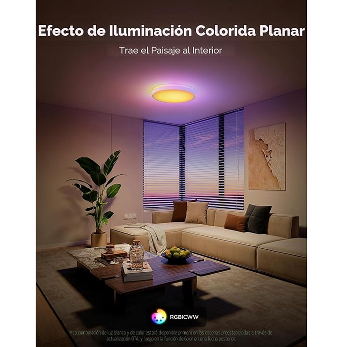 Lámpara de Techo Govee H60A6 15" RGBICWW + RGBICWW Contrc