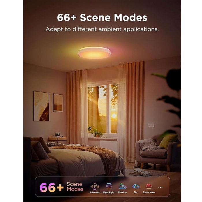 Lámpara de Techo Govee H60A6 15" RGBICWW + RGBICWW Contrc