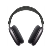 Audífonos Airpods Max genéricos 1:1, con diseño elegante y almohadillas cómodas, en color gris oscuro.