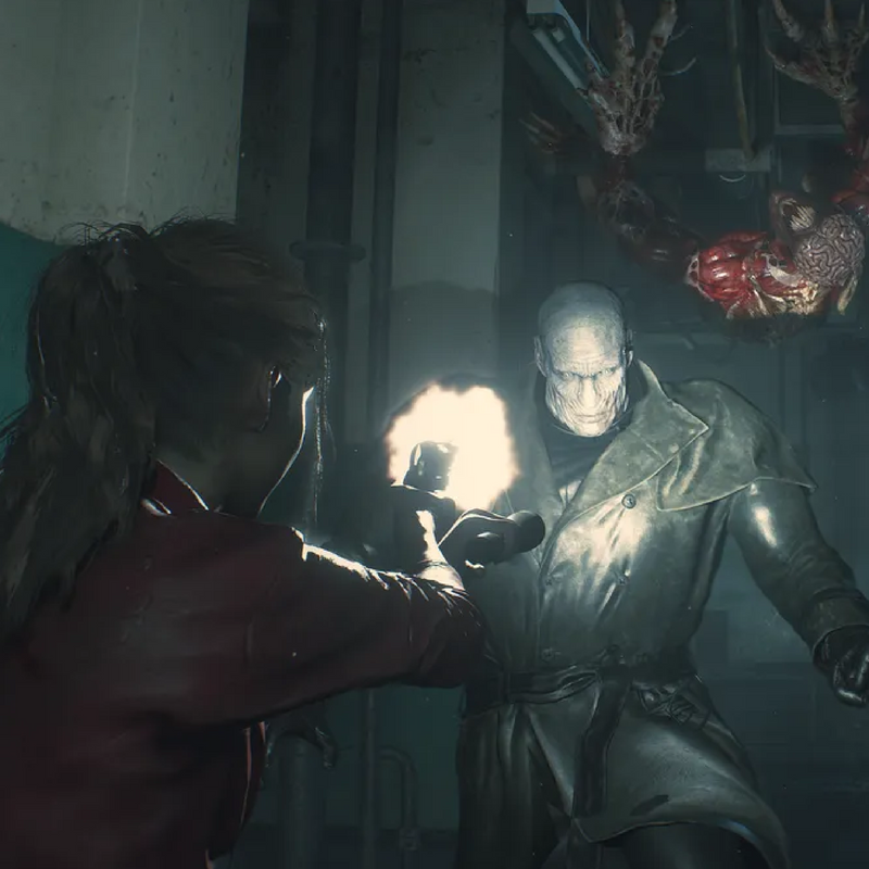 Videojuego Resident Evil 2 para PlayStation 4, imagen del empaque con portada del juego en la caja.
