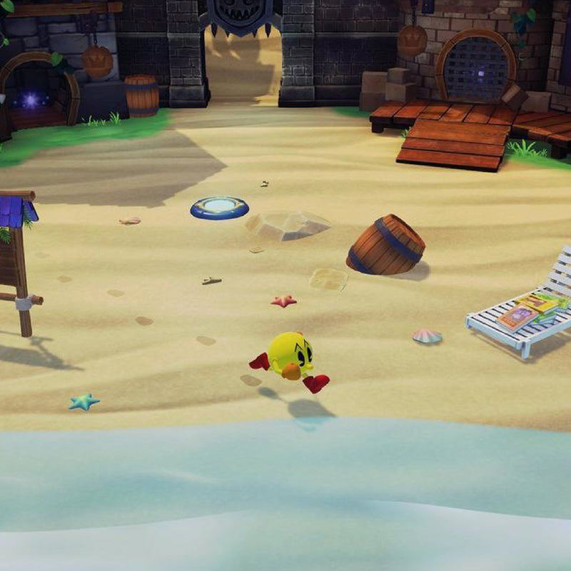 Videojuego Pac-Man World Re-Pac para PlayStation 5, caja con arte del juego y logo en la portada.